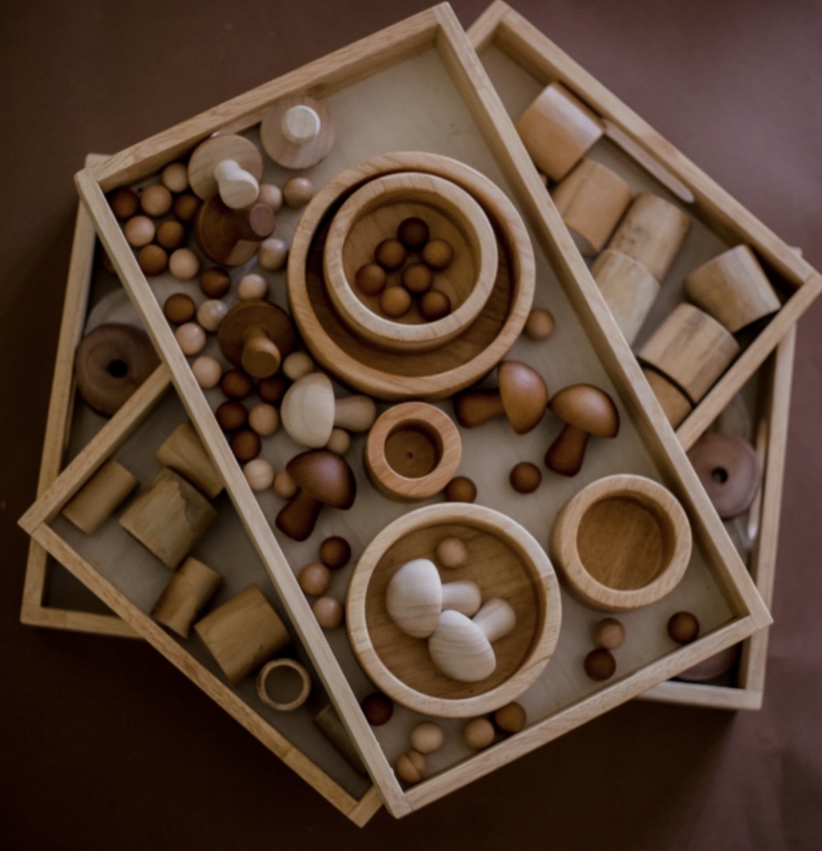 Montessori Nesting Trays (Set of 3)