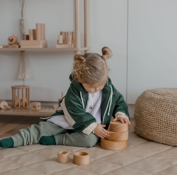 Natural Stacking Bowls