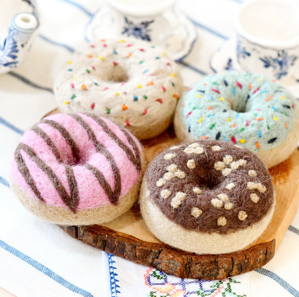 Felt Doughnuts Donuts (Set of 4)