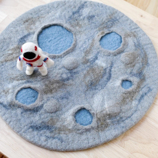 Moon crater + astronaut space playscape