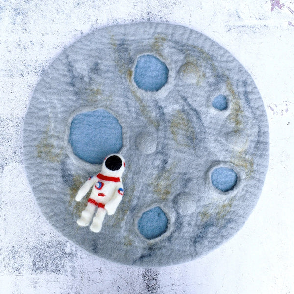 Moon crater + astronaut space playscape