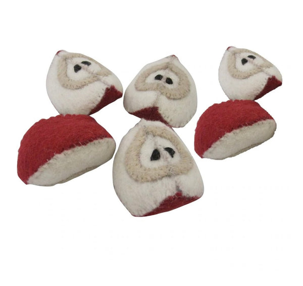 Felt Apple Slices- 3pc