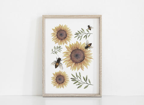 Sunflowers Art Print A3