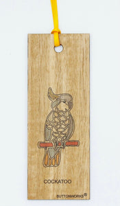 Coloured Cockatoo Bookmark