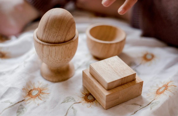 Montessori Egg, Ball and Cup set