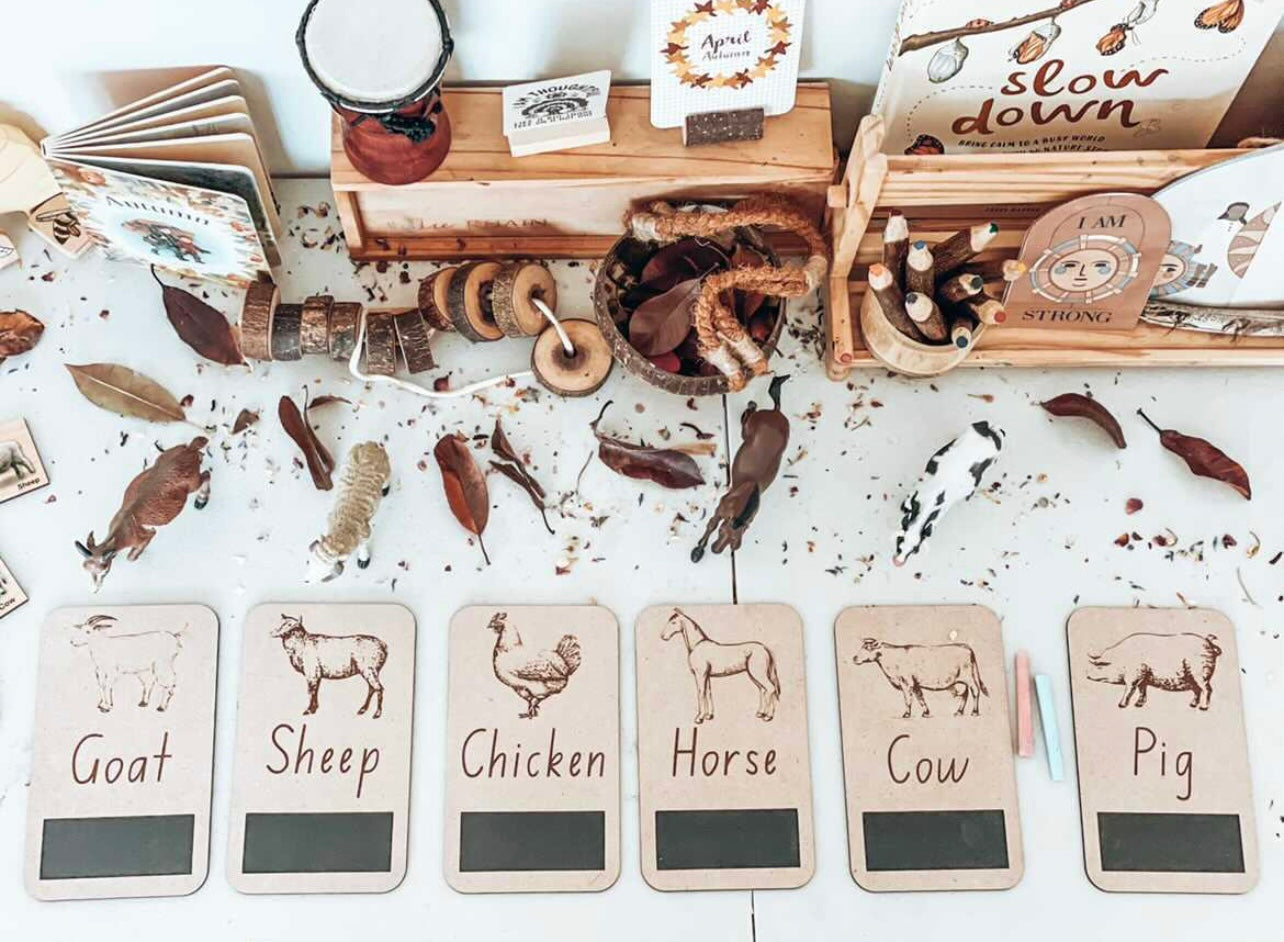 Farm Animal Flash Cards