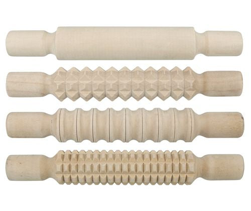 Pattern Rolling Pins- set of 4