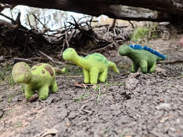 Mini Dinosaur 3 Pc set