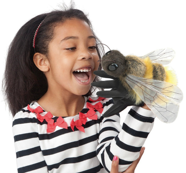 Honey bee hand puppet