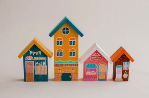 Wooden Play house set of 4