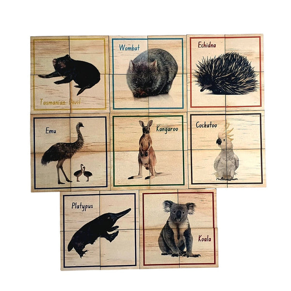 32 Piece 8 Australian Animals Puzzle