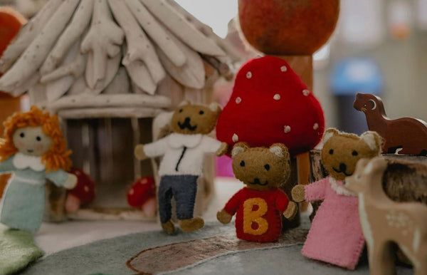 Goldilocks and the Three Bears, Finger Puppet Set