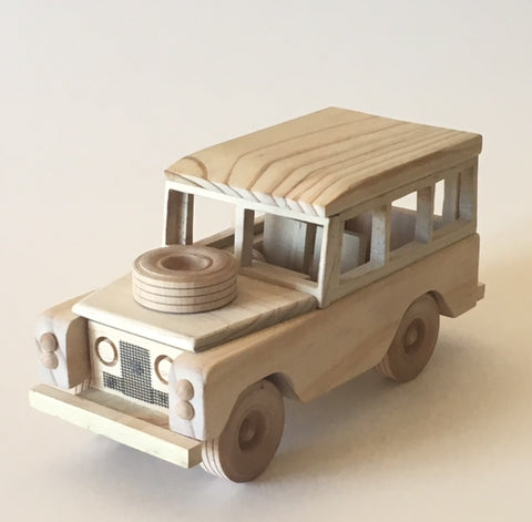 Wooden Landrover