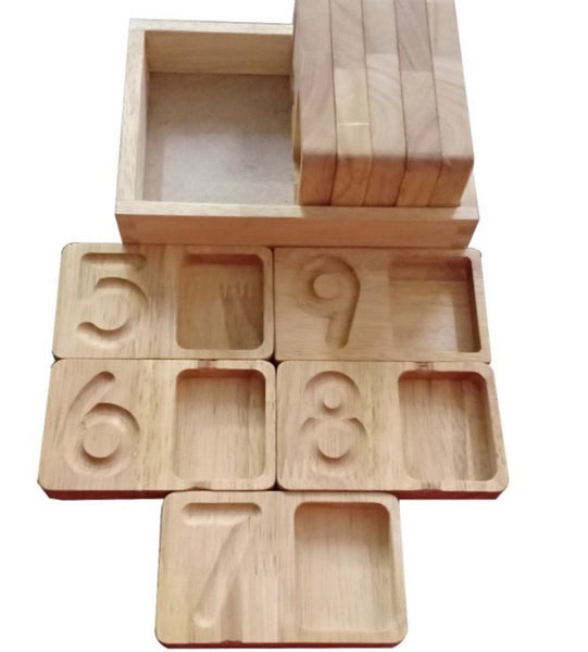 Number Counting and Writing Tray