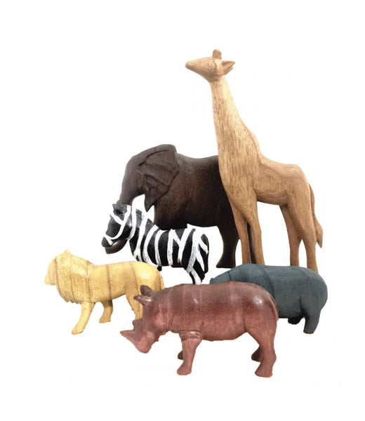 Africa Wood Animals (Set of 6)