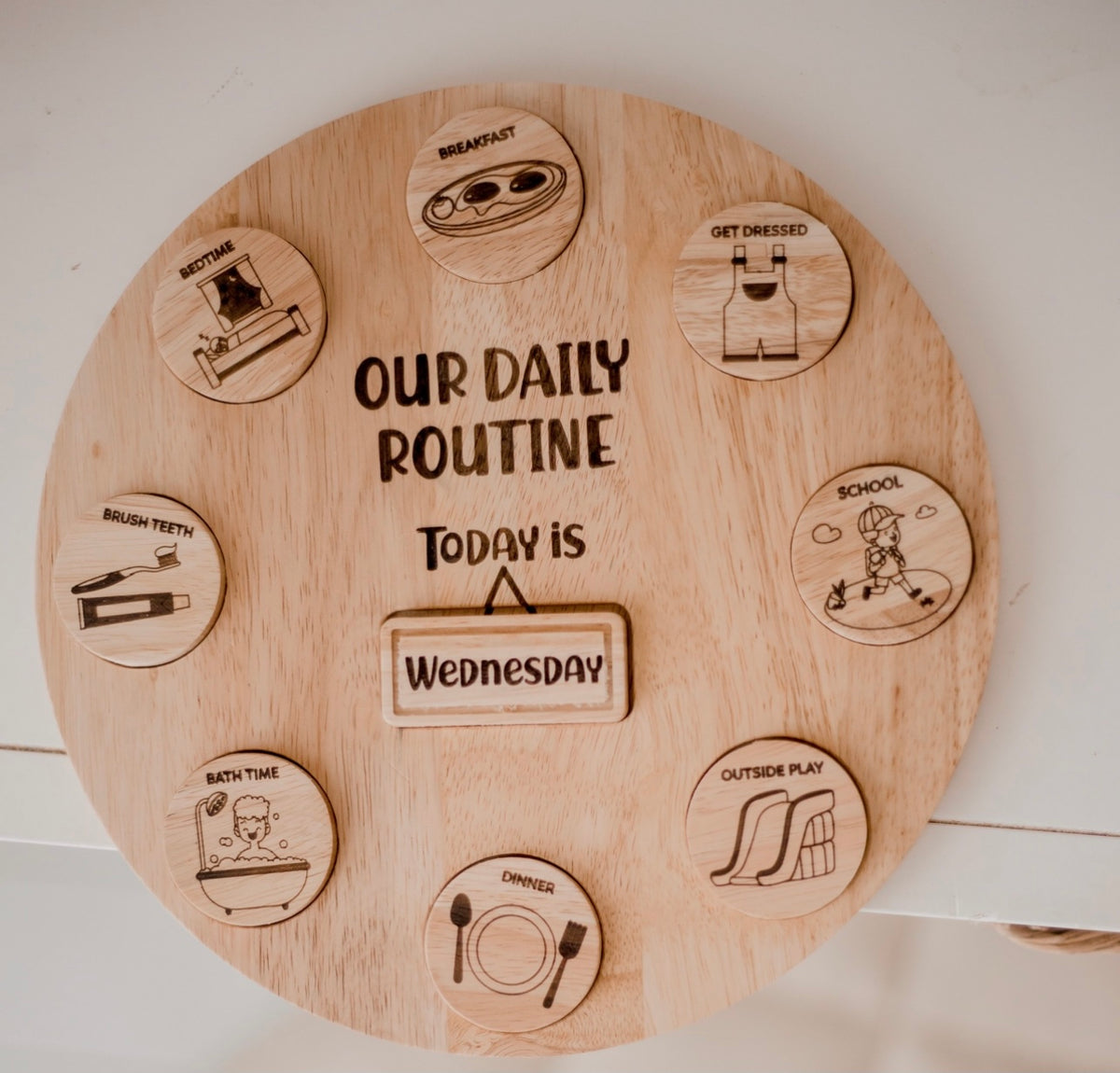 Daily Routine Circle – Three Wild Sprouts