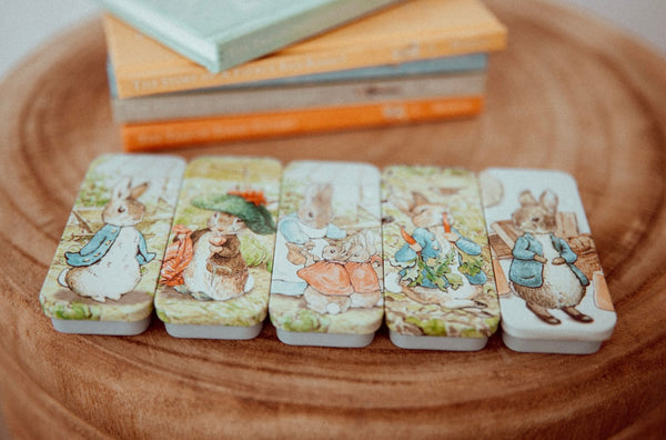 Beatrix potter mini slider tin (sold individually)