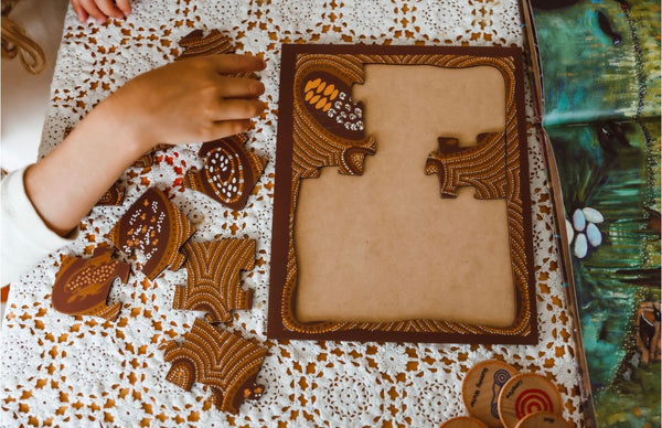 Aboriginal Winanggaay puzzle- Bush Food