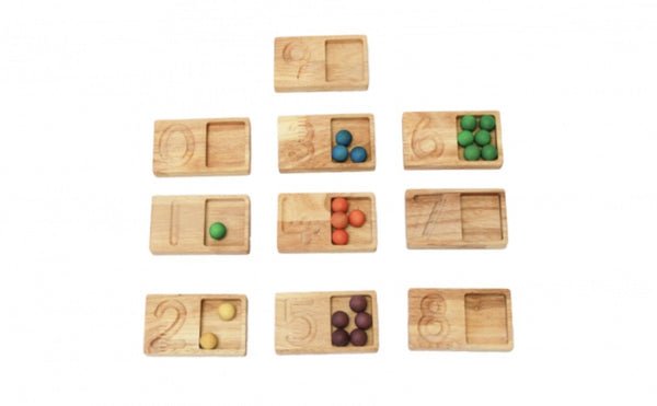 Number Counting and Writing Tray