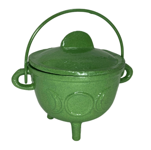 Green triple moon cauldron set