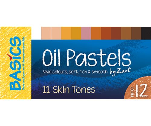 Basic oil pastels- Skin Tones
