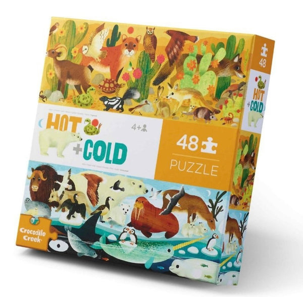Opposites puzzle- Hot & Cold 48pc