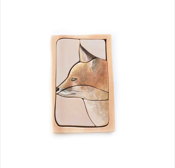 Fox watercolour puzzle