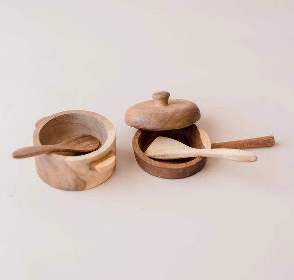 Mahogany Pot and Pan Set 5 Piece