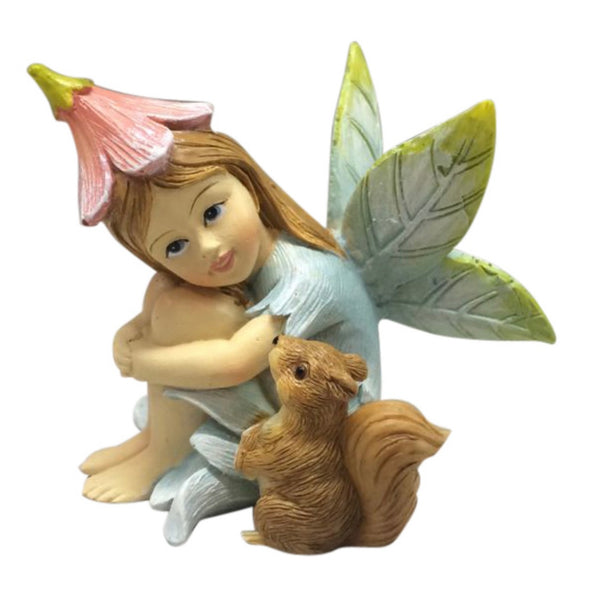 Garden Fairy w/Squirrel